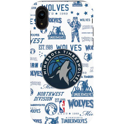 NBA Minnesota Timberwolves Historic Blast iPhone XR Pro Case