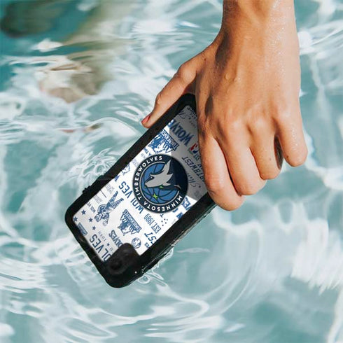 NBA Minnesota Timberwolves Historic Blast iPhone XR Waterproof Case