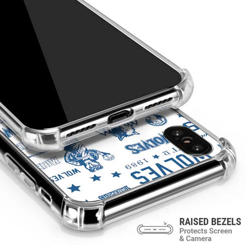 NBA Minnesota Timberwolves Historic Blast iPhone XS Max Clear Case