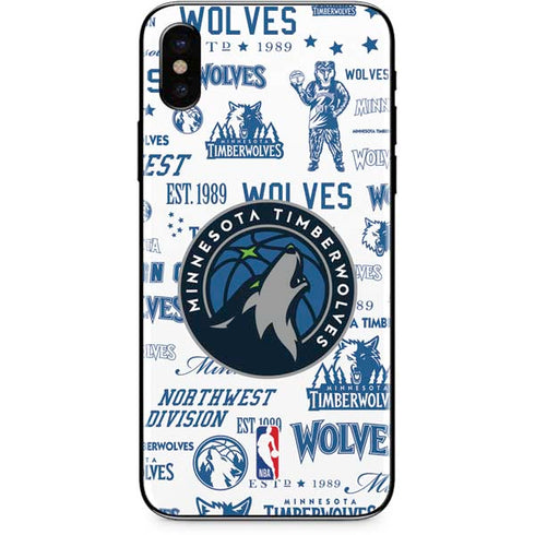 NBA Minnesota Timberwolves Historic Blast iPhone XS Max Skin