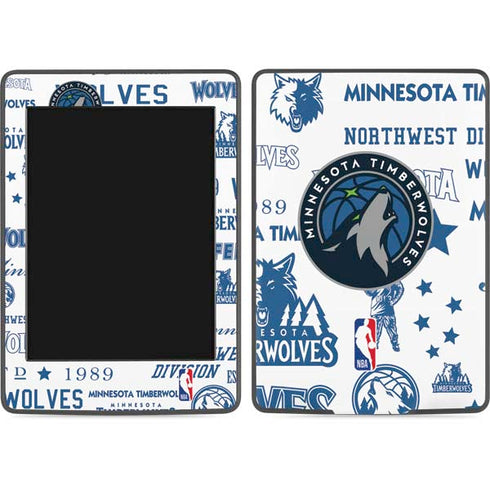NBA Minnesota Timberwolves Historic Blast Amazon Kindle Skin