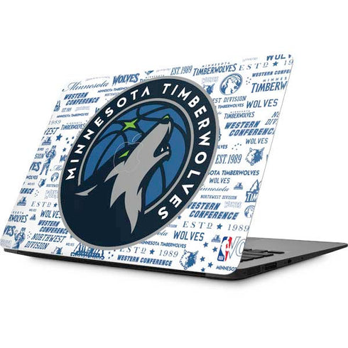 NBA Minnesota Timberwolves Historic Blast Apple MacBook Skin