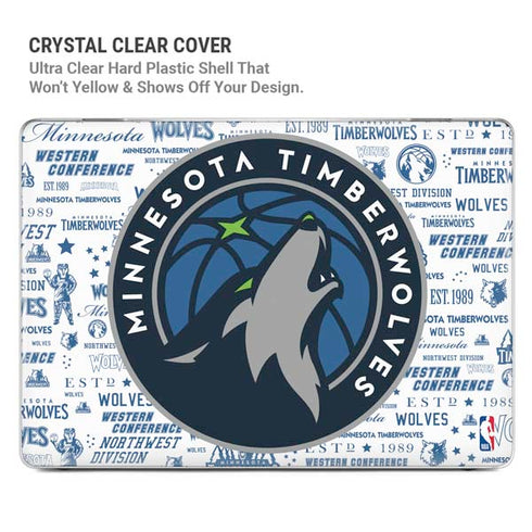 NBA Minnesota Timberwolves Historic Blast MacBook Air 15in (2023-2025) Case plus Skin