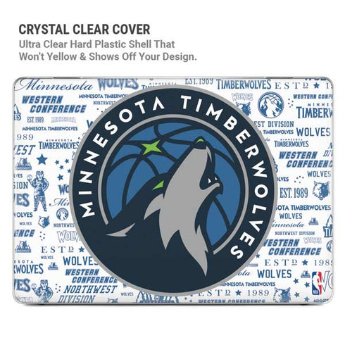 NBA Minnesota Timberwolves Historic Blast MacBook Pro 13in (2020) Case plus Skin