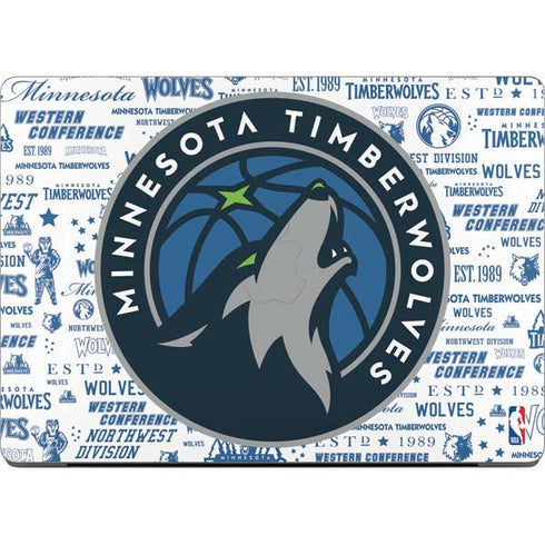 NBA Minnesota Timberwolves Historic Blast MacBook Pro 14in (2021-24) Skin