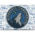 NBA Minnesota Timberwolves Historic Blast MacBook Pro 14in (2021-24) Skin