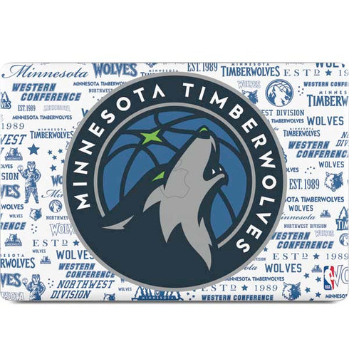 NBA Minnesota Timberwolves Historic Blast Apple MacBook Pro 15-inch Skin