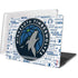 NBA Minnesota Timberwolves Historic Blast MacBook Pro 15in (2016-19) Case plus Skin