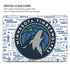NBA Minnesota Timberwolves Historic Blast MacBook Pro 16in (2019-20) Case plus Skin
