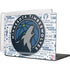 NBA Minnesota Timberwolves Historic Blast MacBook Pro 16in (2021-25) Case plus Skin
