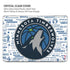 NBA Minnesota Timberwolves Historic Blast MacBook Pro 16in (2021-25) Case plus Skin