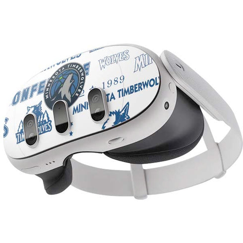 NBA Minnesota Timberwolves Historic Blast Meta Quest 3 Skin