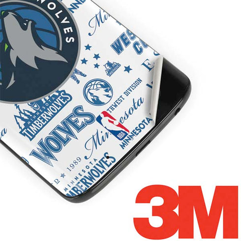 NBA Minnesota Timberwolves Historic Blast Moto G6 Skin
