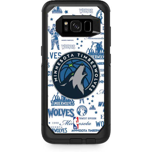 NBA Minnesota Timberwolves Historic Blast Otterbox Commuter Galaxy Skin