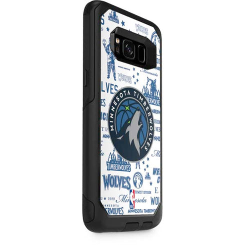 NBA Minnesota Timberwolves Historic Blast Otterbox Commuter Galaxy Skin