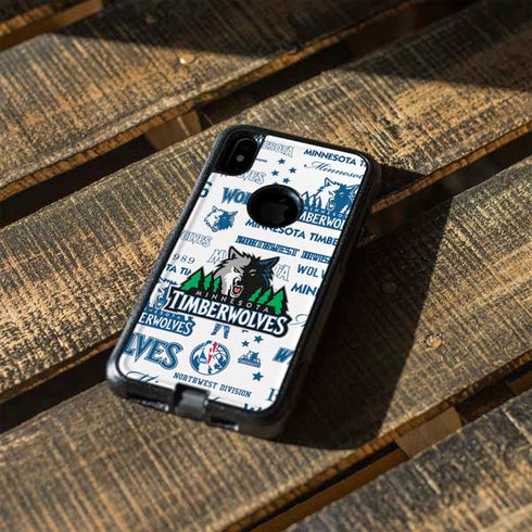 NBA Minnesota Timberwolves Historic Blast Otterbox Commuter iPhone Skin
