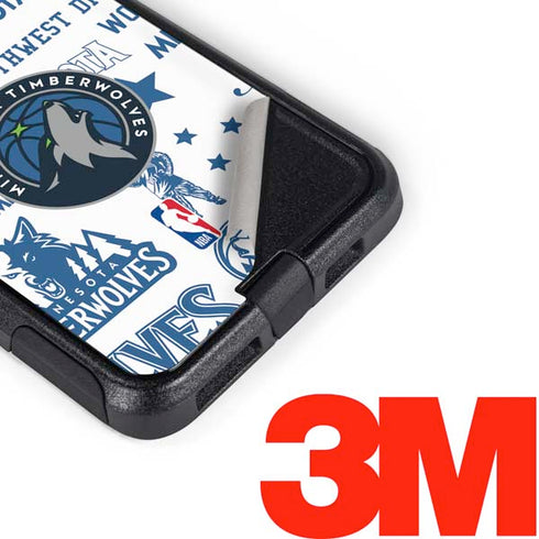 NBA Minnesota Timberwolves Historic Blast Otterbox Commuter iPhone Skin