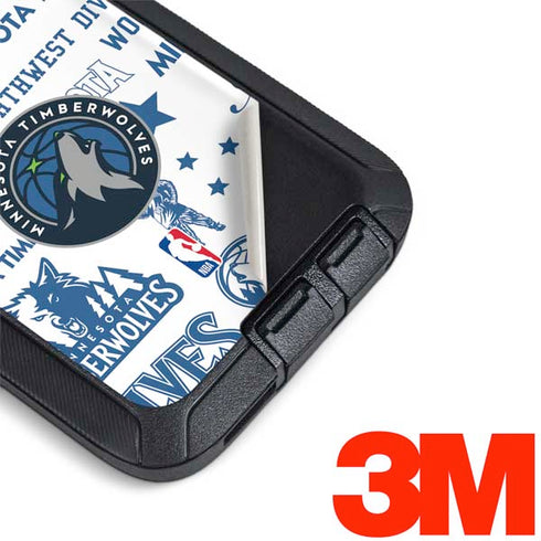 NBA Minnesota Timberwolves Historic Blast Otterbox Defender Galaxy Skin