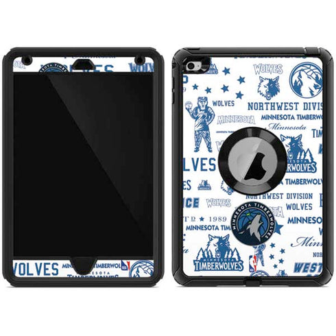 NBA Minnesota Timberwolves Historic Blast Otterbox Defender iPad Skin