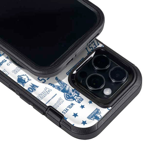 NBA Minnesota Timberwolves Historic Blast Otterbox Defender iPhone Skin