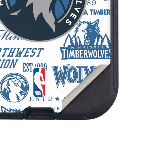 NBA Minnesota Timberwolves Historic Blast Otterbox Defender iPhone Skin