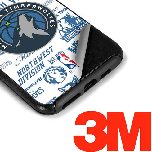 NBA Minnesota Timberwolves Historic Blast Otterbox Symmetry iPhone Skin