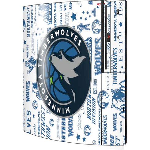 NBA Minnesota Timberwolves Historic Blast Playstation 3 & PS3 Skin