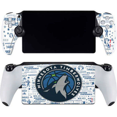 NBA Minnesota Timberwolves Historic Blast PlayStation Portal Remote Player Skin