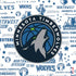 NBA Minnesota Timberwolves Historic Blast PS4 Console Skin