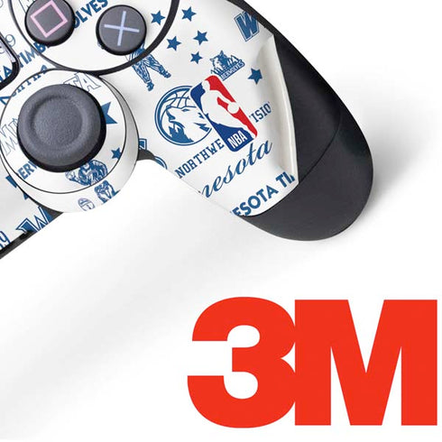 NBA Minnesota Timberwolves Historic Blast PS4 Controller Skin