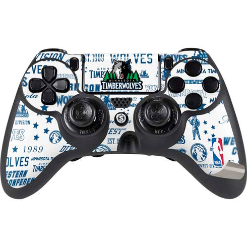 NBA Minnesota Timberwolves Historic Blast PS4/PC SCUF Impact Controller Skin