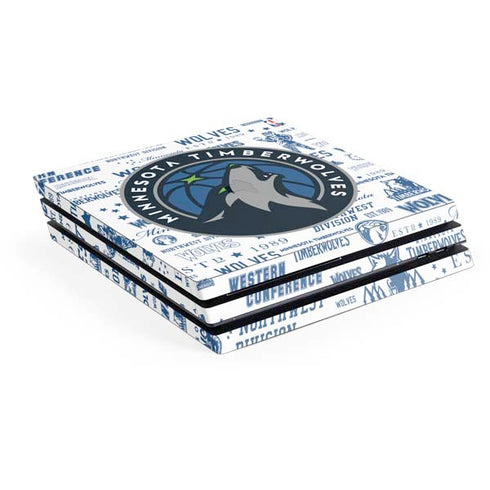 NBA Minnesota Timberwolves Historic Blast PlayStation PS4 Skins