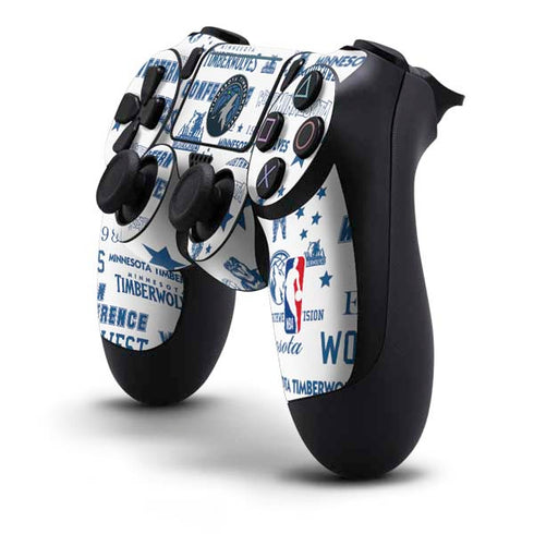 NBA Minnesota Timberwolves Historic Blast PS4 Pro/Slim Controller Skin