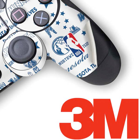 NBA Minnesota Timberwolves Historic Blast PS4 Pro/Slim Controller Skin