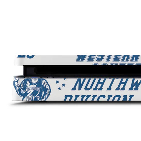 NBA Minnesota Timberwolves Historic Blast PS4 Slim Skin