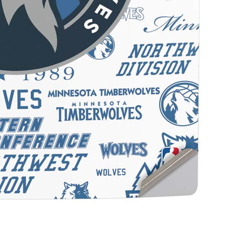 NBA Minnesota Timberwolves Historic Blast PS5 Digital Edition Console Skin