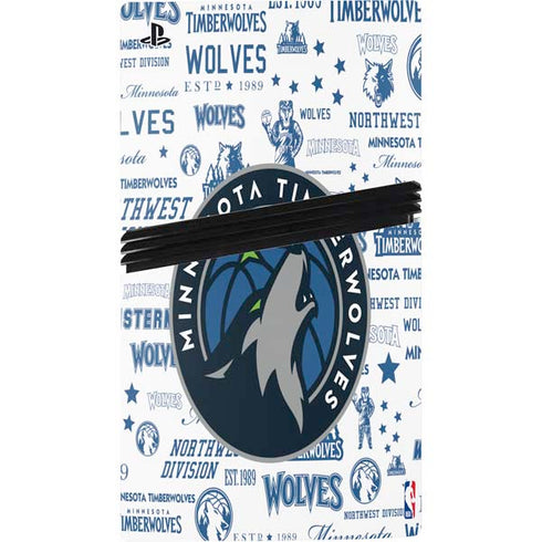 NBA Minnesota Timberwolves Historic Blast PS5 Pro Console Skin