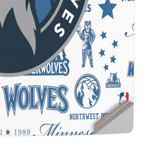 NBA Minnesota Timberwolves Historic Blast PS5 Pro Console Skin