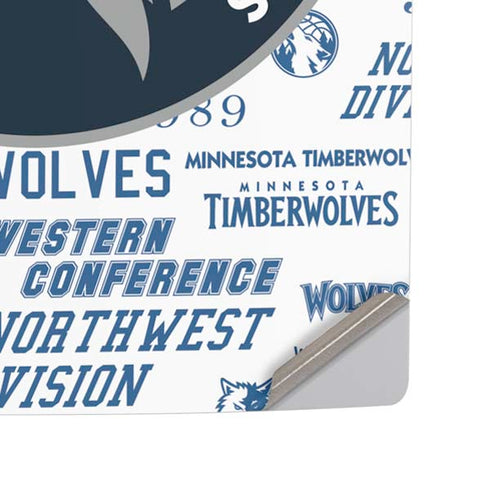 NBA Minnesota Timberwolves Historic Blast PS5 Slim Digital Edition Console Skin