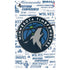 NBA Minnesota Timberwolves Historic Blast PS5 Slim Disk Console Skin