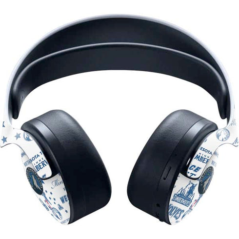 NBA Minnesota Timberwolves Historic Blast PULSE 3D Wireless Headset for PS5 Skin