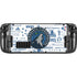 NBA Minnesota Timberwolves Historic Blast Steam Deck Handheld Gaming Computer OLED Skin