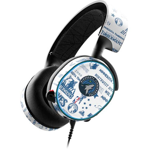 NBA Minnesota Timberwolves Historic Blast SteelSeries Arctis 3 Skin