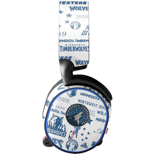 NBA Minnesota Timberwolves Historic Blast SteelSeries Arctis 5 Skin