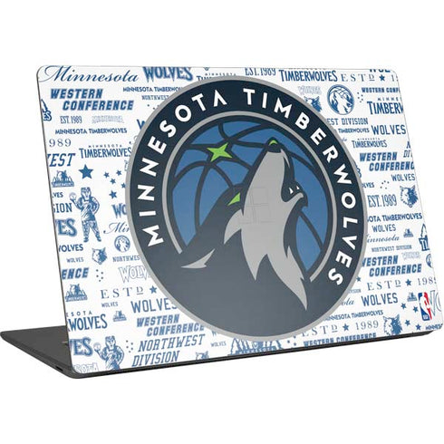 NBA Minnesota Timberwolves Historic Blast Surface Laptop 4 15in Skin