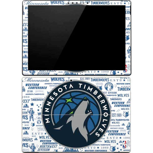 NBA Minnesota Timberwolves Historic Blast Surface Pro 4 Skin