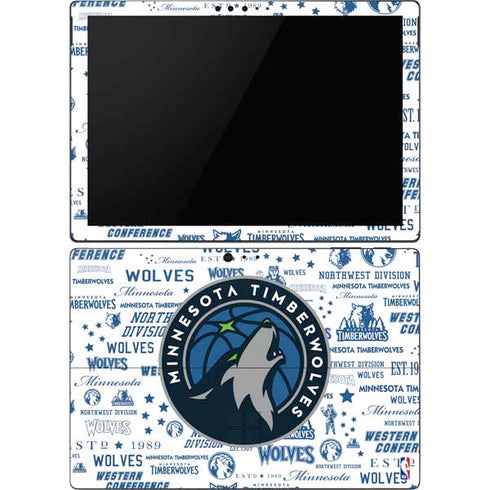 NBA Minnesota Timberwolves Historic Blast Surface Pro 6 Skin