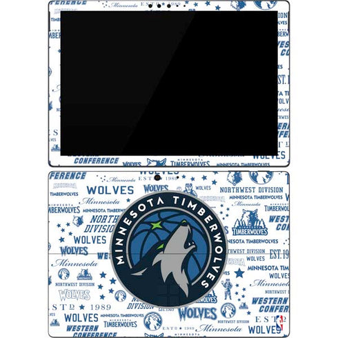 NBA Minnesota Timberwolves Historic Blast Surface Pro 7 Skin
