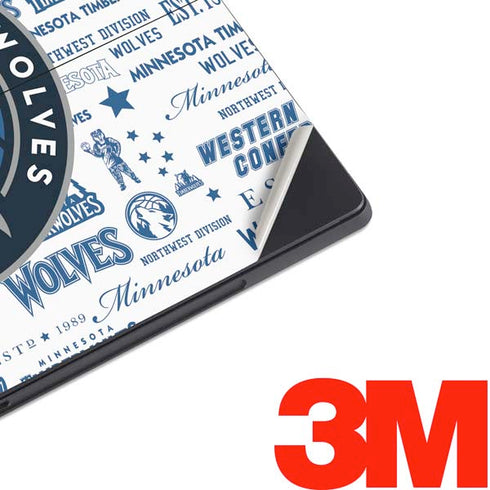 NBA Minnesota Timberwolves Historic Blast Surface Pro 7 Skin