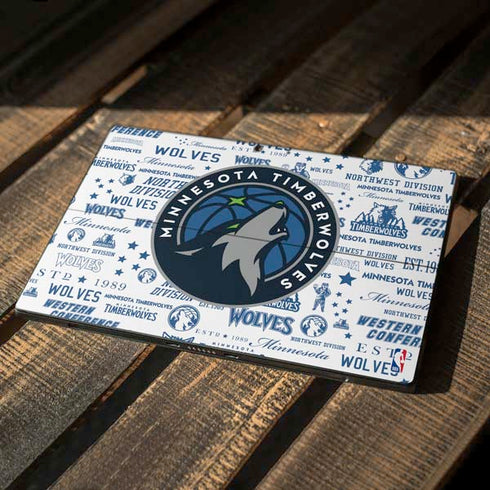 NBA Minnesota Timberwolves Historic Blast Surface Pro 7 Skin